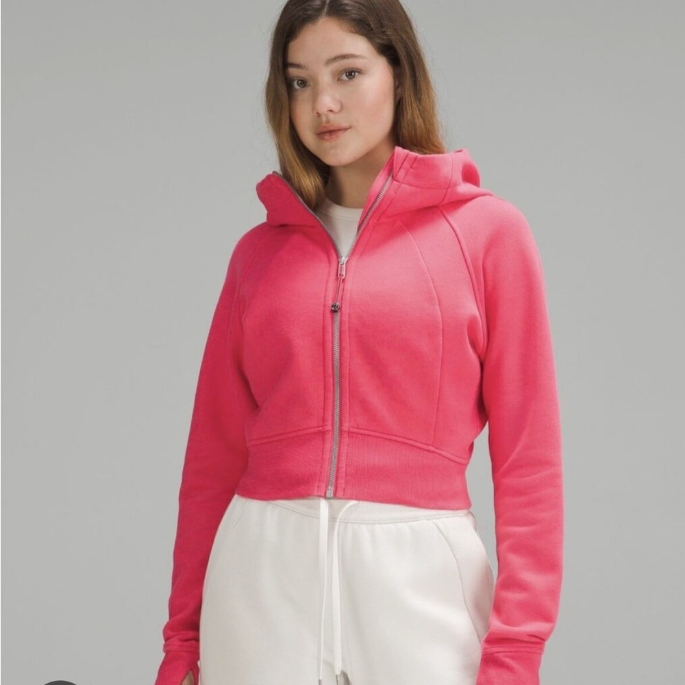 Lululemon Cropped Scuba Zip Up Size M/L